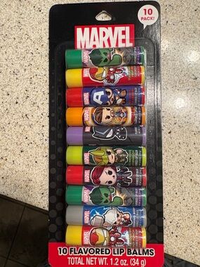 Marvel Multicolor 10-Pack Lip Balms